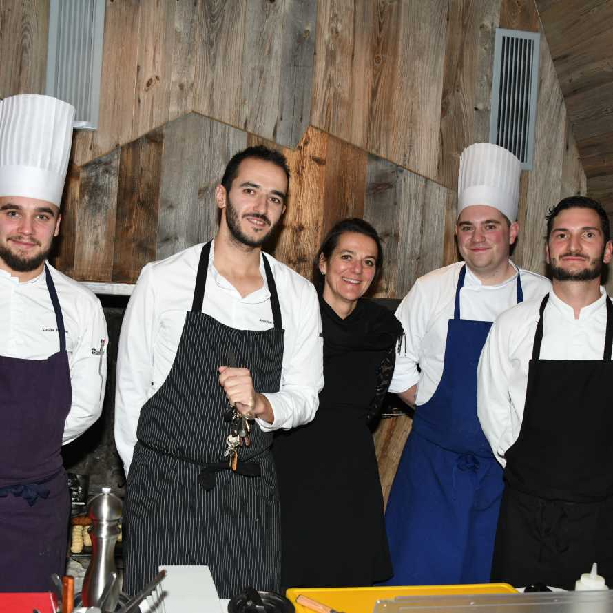Soirée d'ouverture, équipe des Barmes